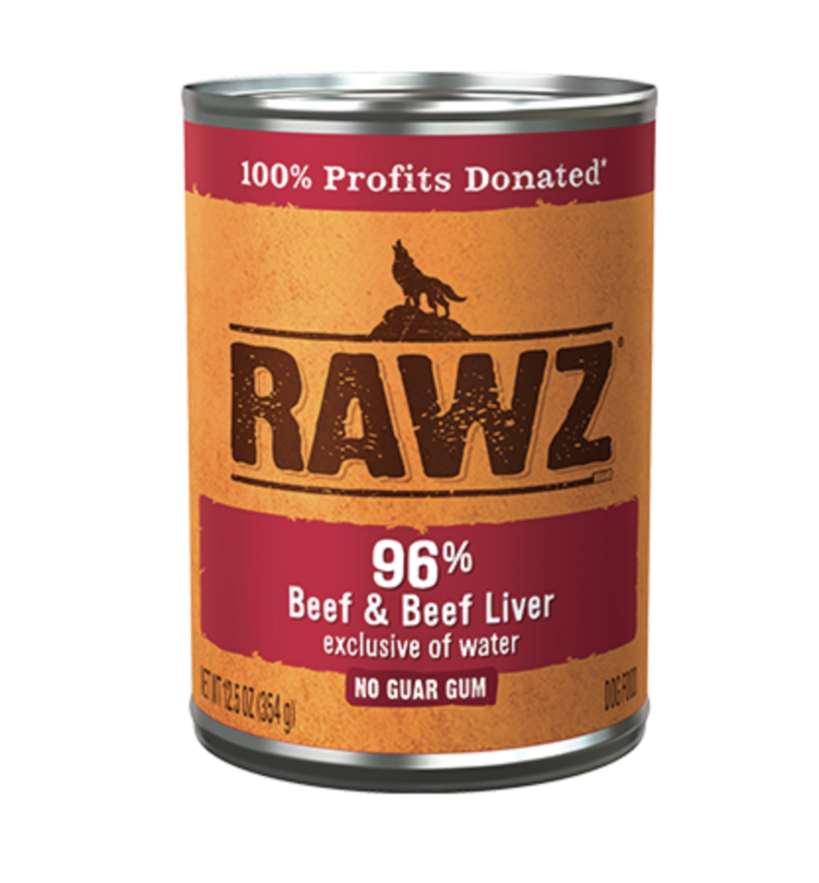 Rawz Rawz - Beef & Beef Liver - 12.5oz