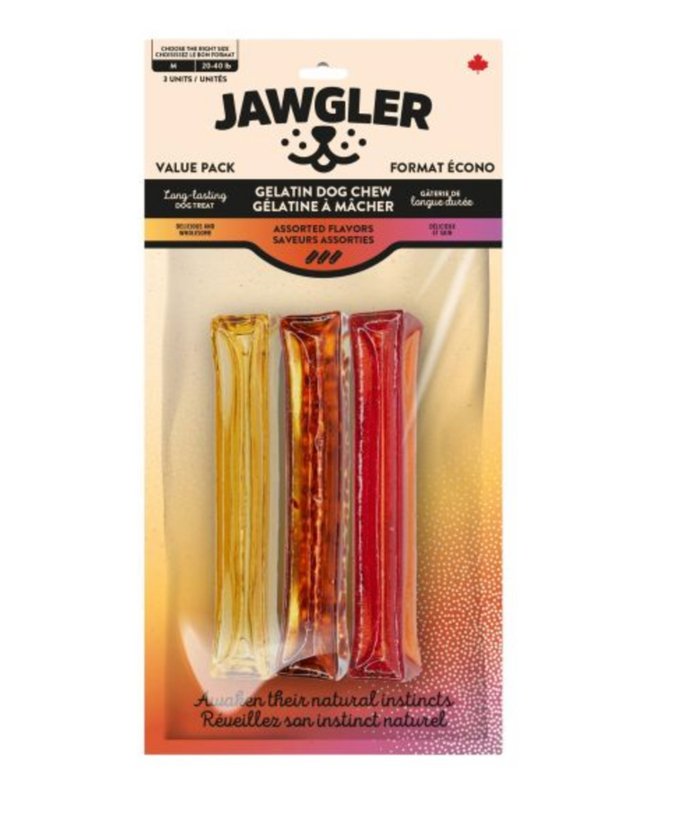 jawgler Jawgler - Gelatin Chew - Assorted - Medium - 3pk