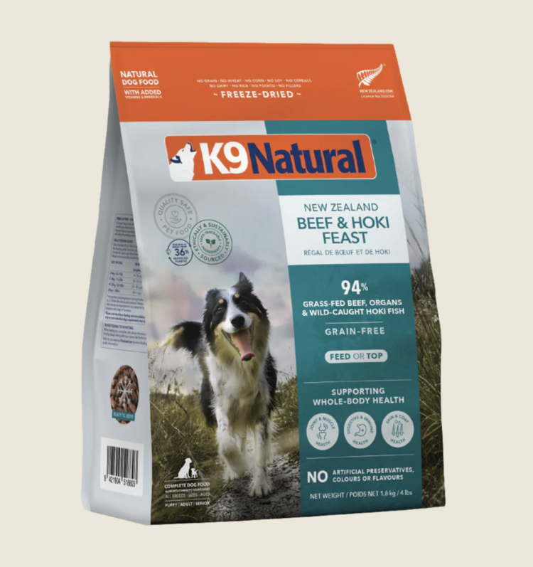 K9 Natural K9 Natural - Freeze Dried - Beef & Hoki Feast