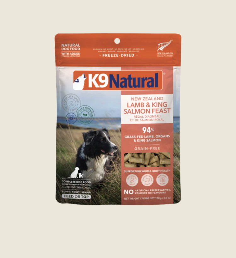 K9 Natural K9 Natural - Freeze Dried - Lamb & King Salmon Feast