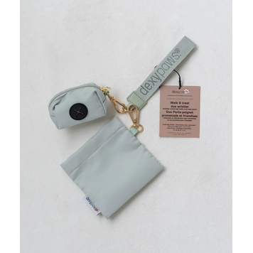Dexy Paws Dexy Paws - Dual Pouch Wrislet - Sage Green