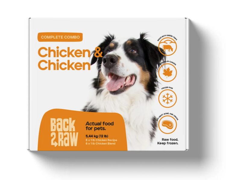 Back2Raw Back2Raw - Complete - Chicken & Chicken Blend - 12lbs