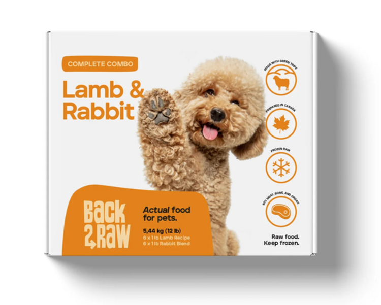 Back2Raw Back2Raw - Complete - Lamb & Rabbit Combo - 12lbs