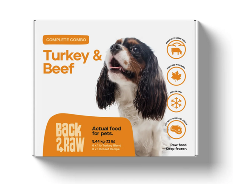 Back2Raw Back2Raw - Complete - Turkey & Beef Combo - 12lbs