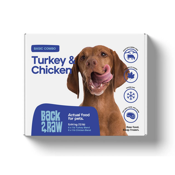 Back2Raw Back2Raw - Basic - Turkey & Chicken Combo - 12lbs