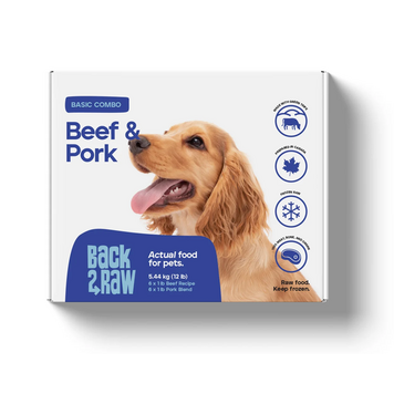 Back2Raw Back2Raw - Basic - Beef & Pork Combo - 12lbs