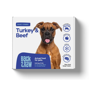 Back2Raw Back2Raw - Basic - Turkey & Beef Combo - 12lbs