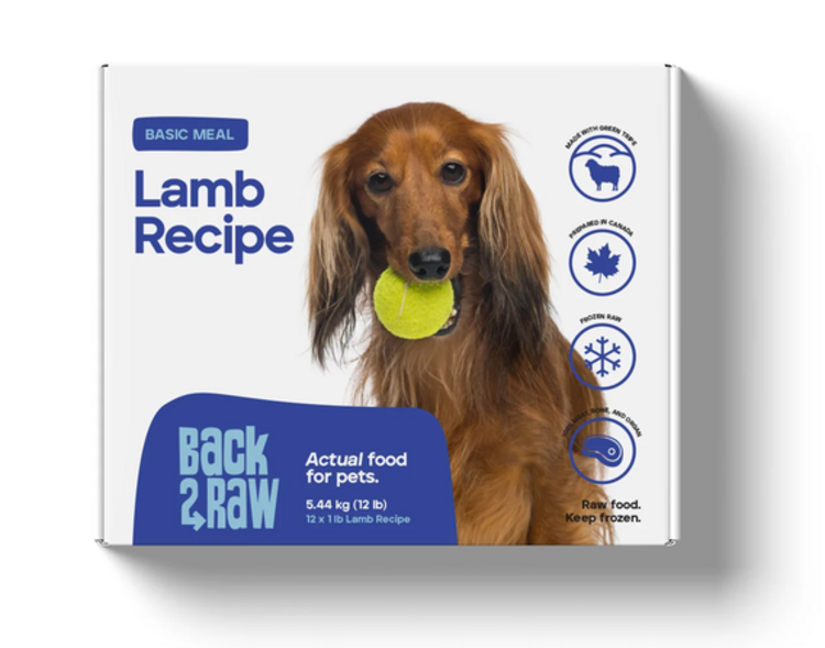 Back2Raw Back2Raw - Basic - Lamb - 12lbs