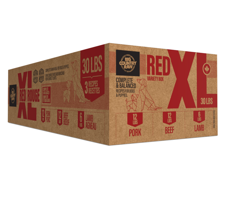 Big Country Raw BCR - XL - Red - 30lbs