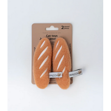 Health Mutts Dexy Paws - Cat Toy - Breakfast Baguettes