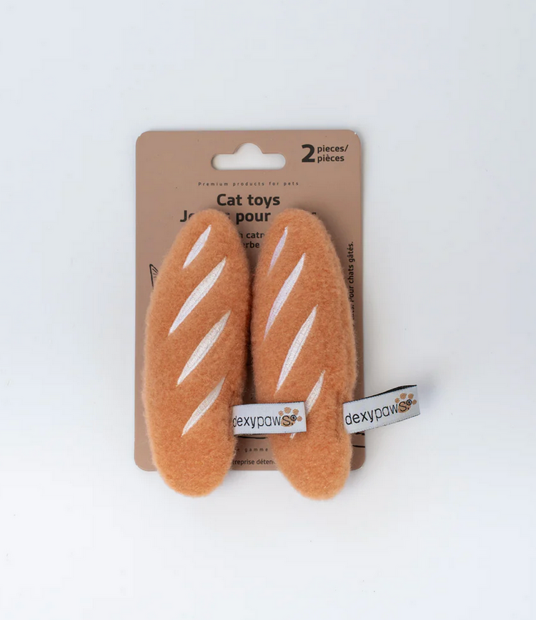 Health Mutts Dexy Paws - Cat Toy - Breakfast Baguettes