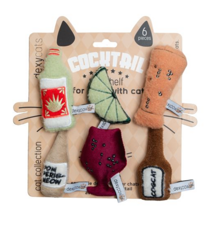 Dexy Paws Dexy Paws - Cat Toy - Cocktail (6pc)