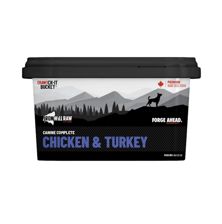 Iron Will Raw Iron Will Raw - (Raw)ck-It Bucket - Chicken & Turkey - 3lbs