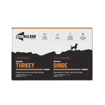 Iron Will Raw Iron Will Raw - Original Turkey - 12lbs