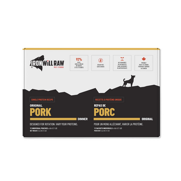 Iron Will Raw Iron Will Raw - Original Pork - 12lbs
