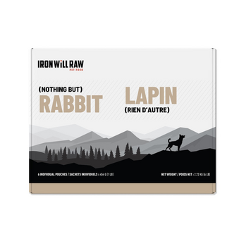 Iron Will Raw Iron Will Raw - Nothing But Rabbit - 6lbs