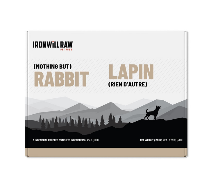 Iron Will Raw Iron Will - Nothing But Rabbit - 6lbs