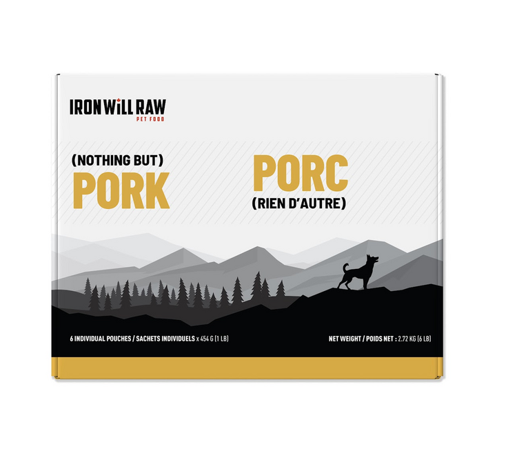 Iron Will Raw Iron Will - Nothing But Pork - 6lbs