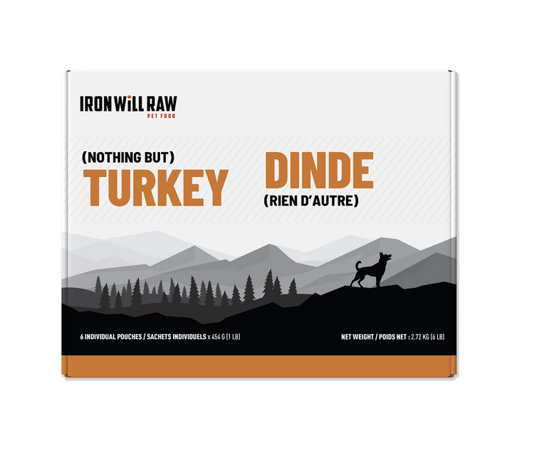 Iron Will Raw Iron Will - Nothing But Turkey - 6lbs