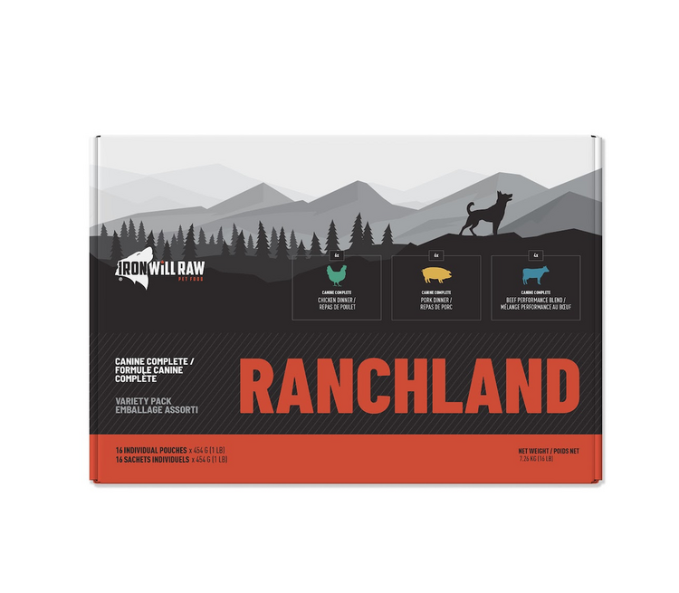 Iron Will Raw Iron Will Raw - Canine Complete - Ranchland - 16lbs