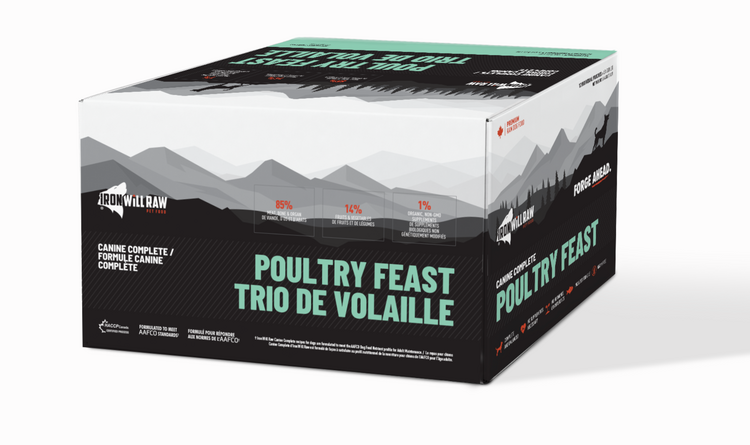 Iron Will Raw Iron Will Raw - Poultry Feast - 12lbs