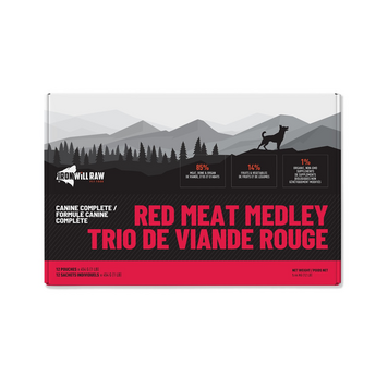 Iron Will Raw Iron Will Raw - Red Meat Medley - 12lbs