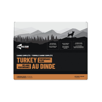 Iron Will Raw Iron Will Raw - Canine Complete - Turkey Performance - 6lbs