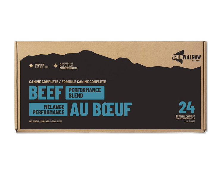 Iron Will Raw Iron Will Raw - Canine Complete - Beef Performance - 24lbs