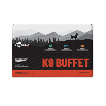 Iron Will Raw Iron Will Raw - Canine Complete - K9 Buffet Variety Pack - 12lbs