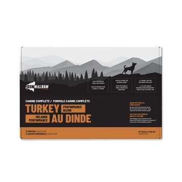 Iron Will Raw Iron Will Raw - Canine Complete - Turkey Performance - 12lbs