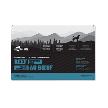 Iron Will Raw Iron Will Raw - Canine Complete - Beef Performance - 12lbs