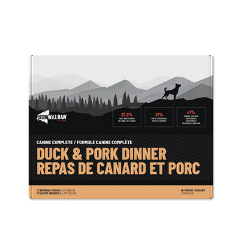 Iron Will Raw Iron Will Raw - Canine Complete - Duck & Pork- 6lbs