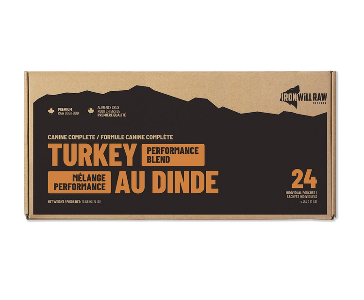 Iron Will Raw Iron Will Raw - Canine Complete - Turkey Performance - 24lbs