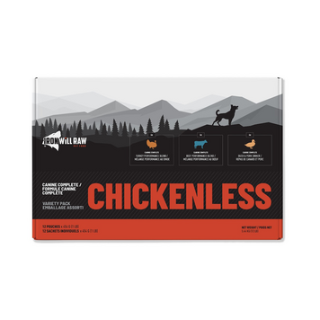 Iron Will Raw Iron Will Raw - Canine Complete - Chickenless Variety Pack - 12lbs