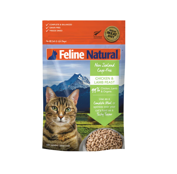 Feline Natural Feline Natural - Freeze Dried - Chicken & Lamb Feast 320g