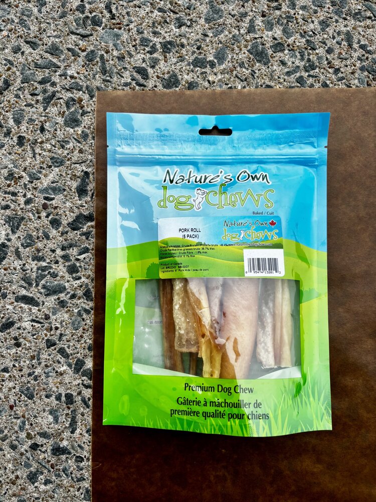 Nature's Own Nature's Own - Pork Skin Roll - 6" - 5pk