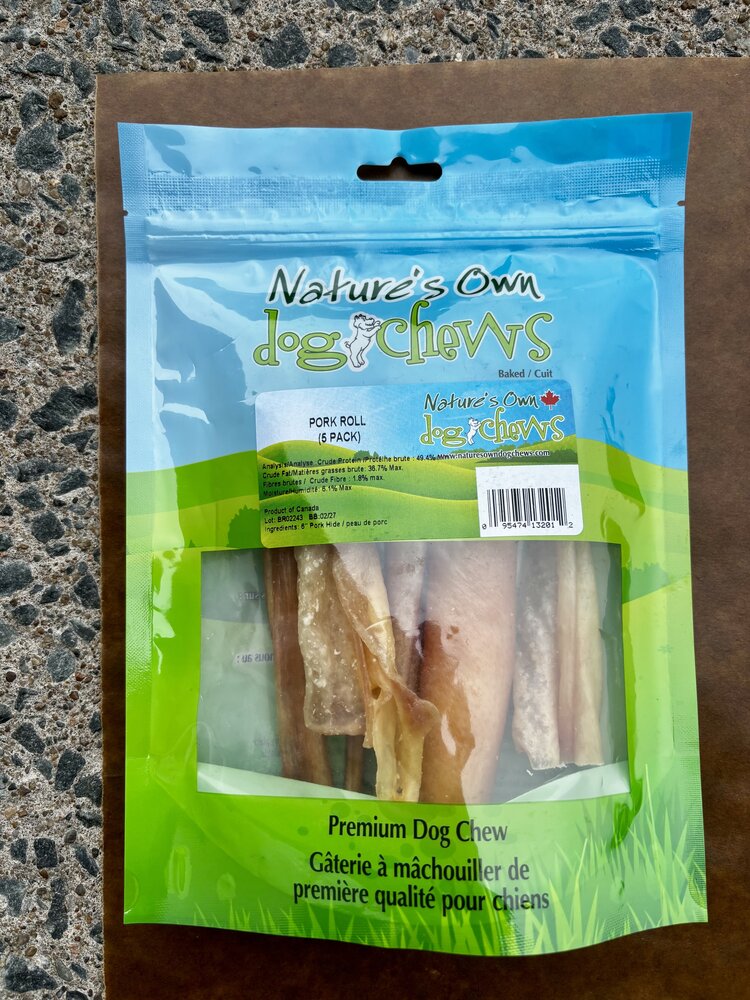 Nature's Own Nature's Own - Pork Skin Roll - 6" - 5pk