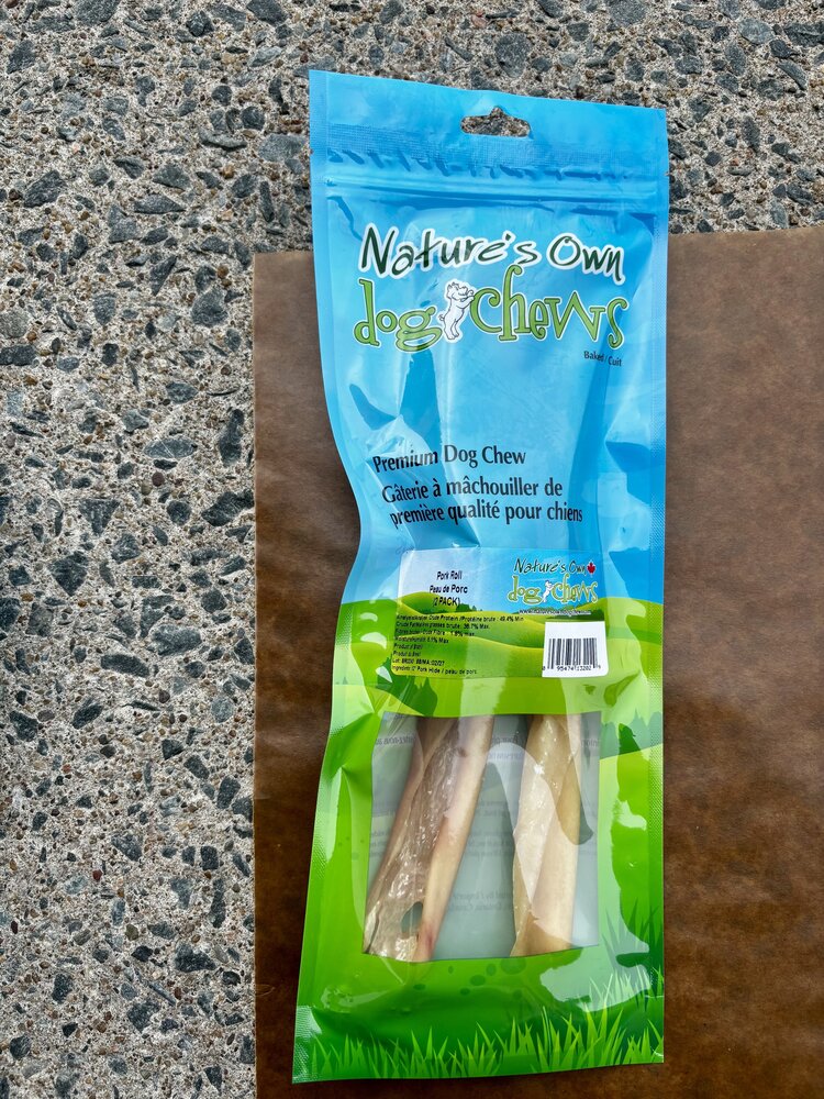 Nature's Own Nature's Own - Pork Skin Roll - 12" - 2pk