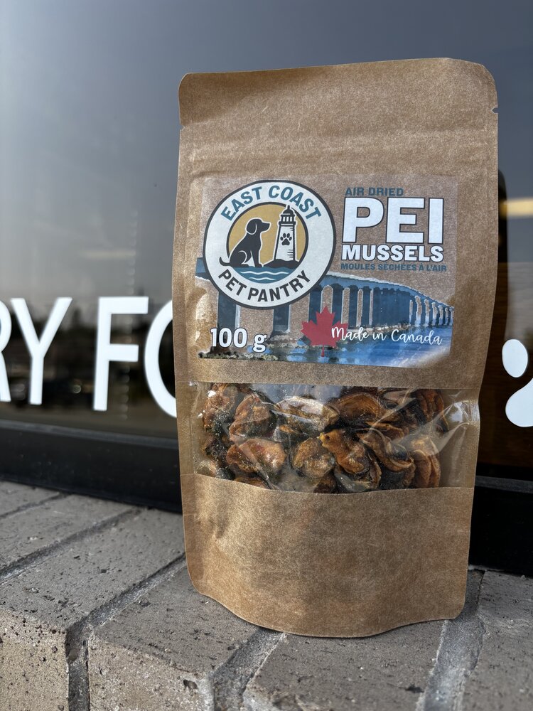 East Coast Pet Pantry East Coast Pet Pantry - PEI Mussels - 100g