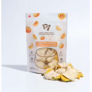 Pi Pi Pet Food - Chicken & Pumpkin Twists - 42g