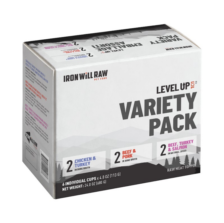 Iron Will Raw Iron Will Raw - Level Up Cups - Variety Pack