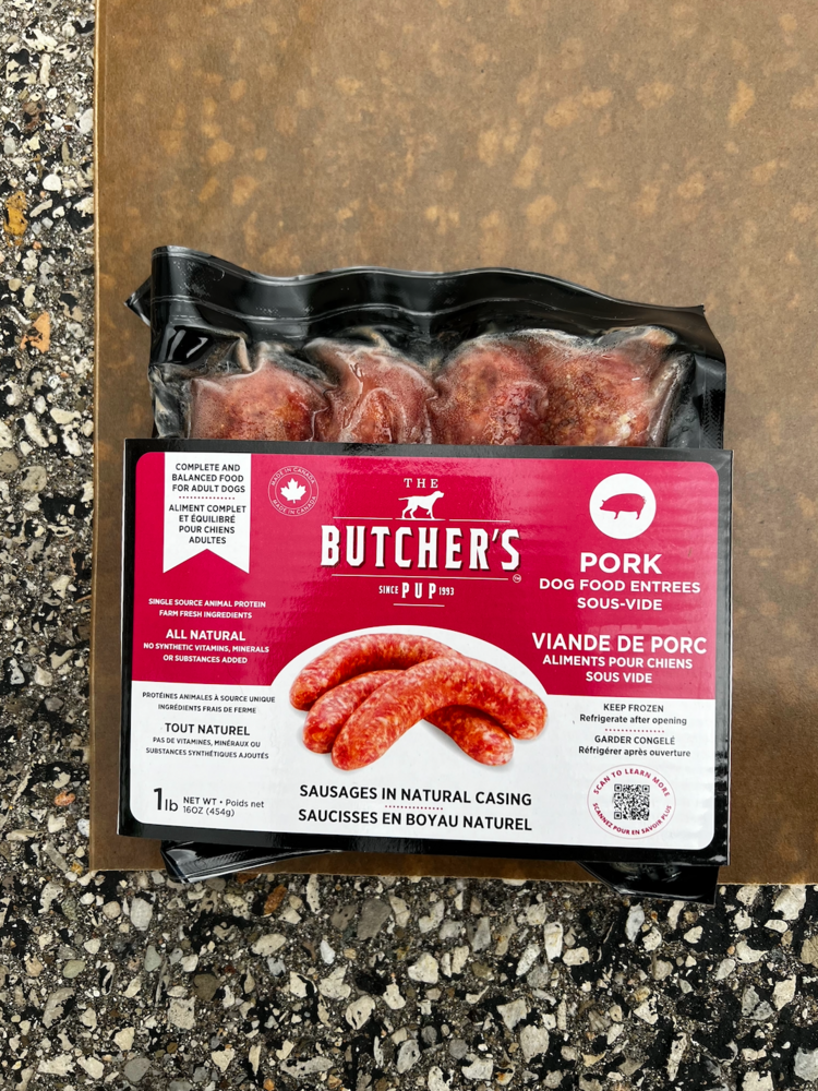 Butcher's Pup The Butcher's Pup - Sausages - Pork - 1lb