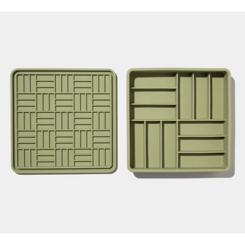 Dogged Dogged - Slow Feeder - 3in1 - Fish Scale - Olive