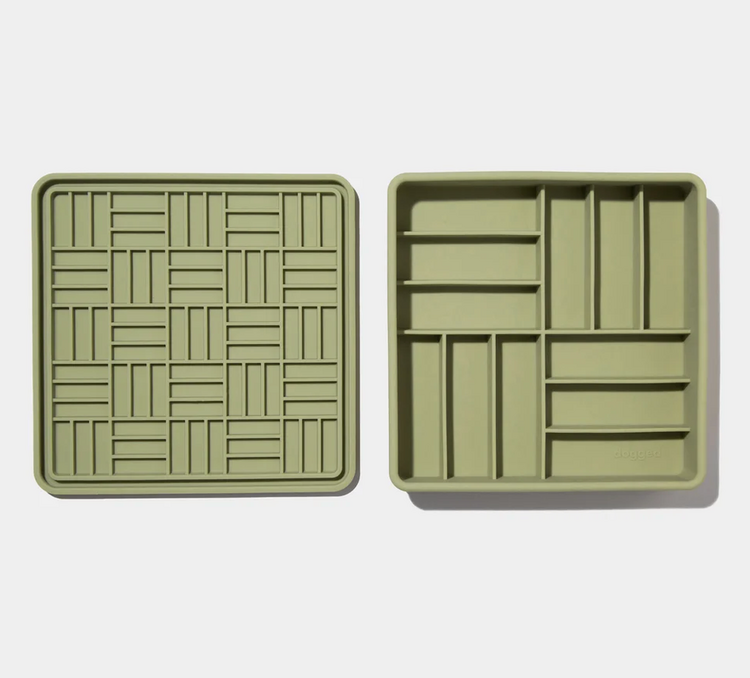 Dogged Dogged - Slow Feeder - 3in1 - Fish Scale - Olive