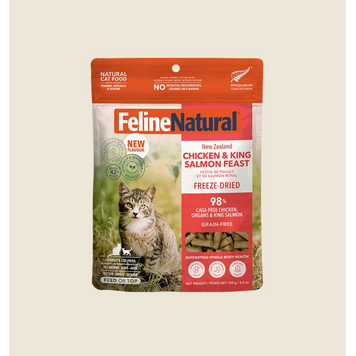Feline Natural Feline Natural - Freeze Dried - Chicken & Salmon Feast - 100g