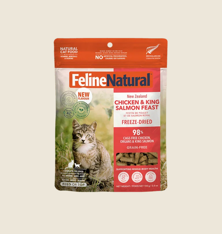 Feline Natural Feline Natural - Freeze Dried - Chicken & Salmon Feast - 100g