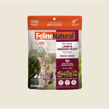 Feline Natural Feline Natural - Freeze Dried - Lamb & Venison - 100g