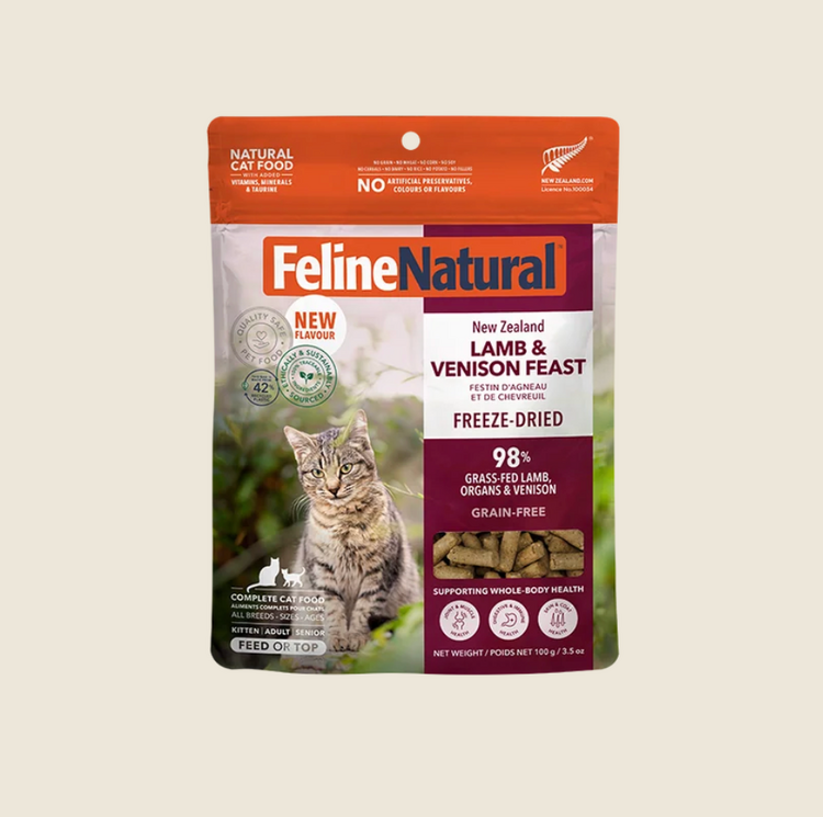 Feline Natural Feline Natural - Freeze Dried - Lamb & Venison - 100g