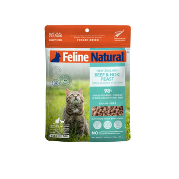 Feline Natural Feline Natural - Freeze Dried - Beef & Hoki Feast - 100g