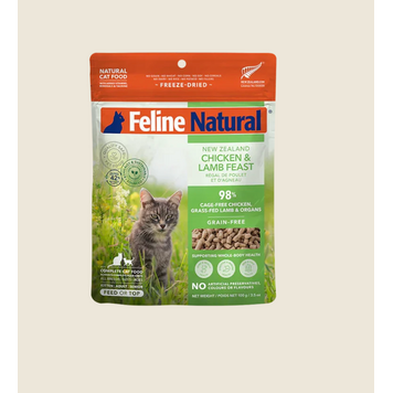 Feline Natural Feline Natural - Freeze Dried - Chicken & Lamb Feast 100g